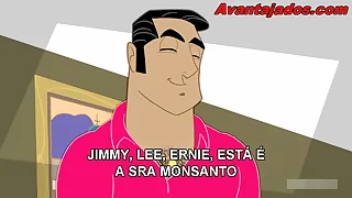 Cartoon Gay O Homem do Rabudo no Surubão